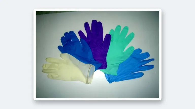 ถุงมือไนไตรหลายสี